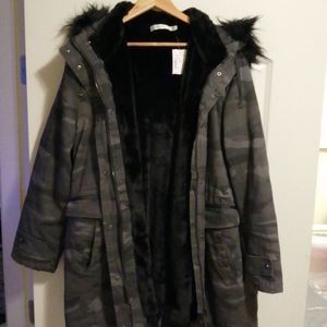 Ricki's Gray Camouflage Ski Jacket